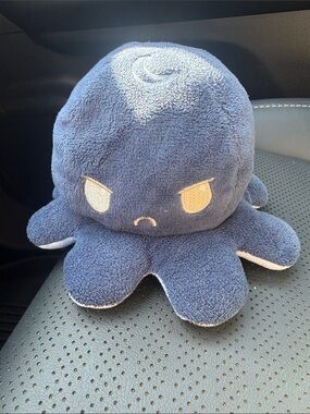 TeeTurtle Reversible Octopus Day & Night 4 Inch Flip Plush